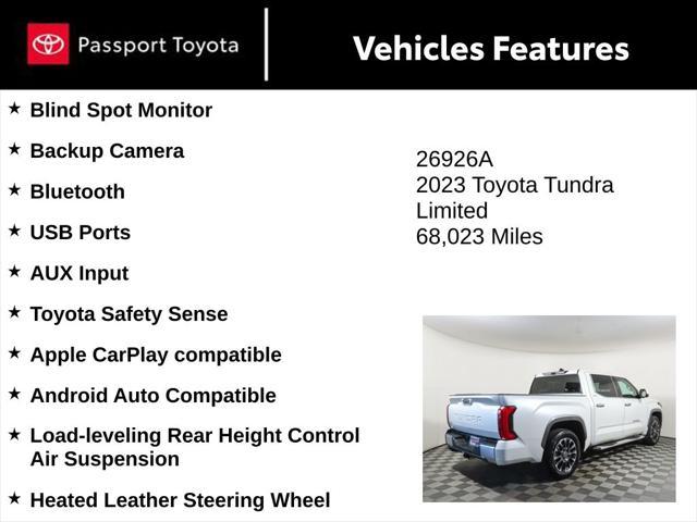 used 2023 Toyota Tundra car, priced at $41,932