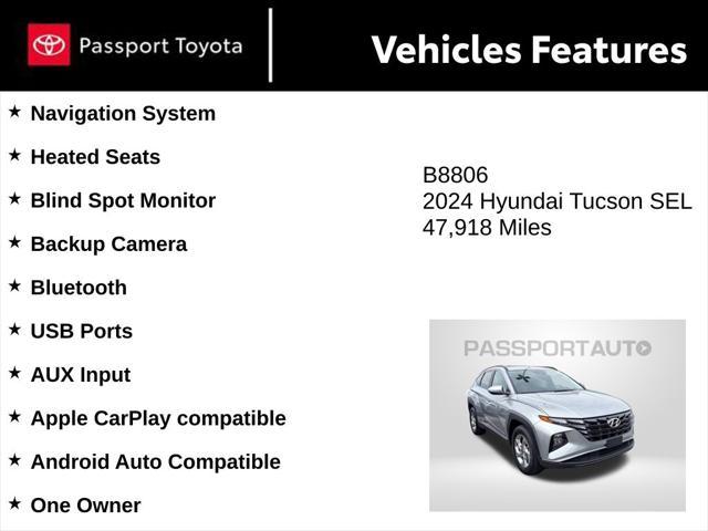 used 2024 Hyundai Tucson car, priced at $22,416