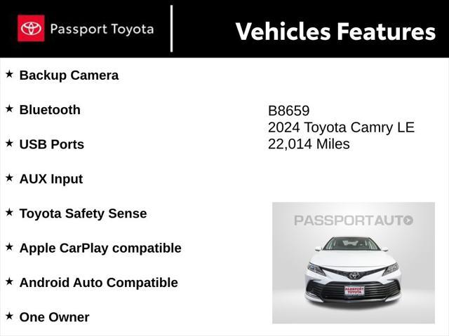 used 2024 Toyota Camry car, priced at $24,980
