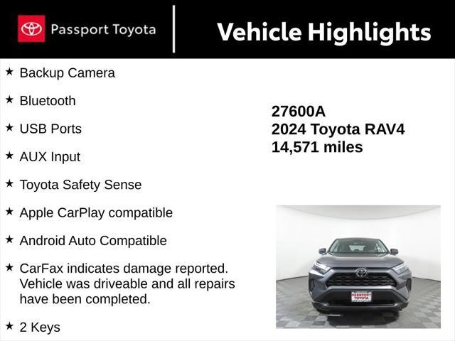 used 2024 Toyota RAV4 car, priced at $28,581