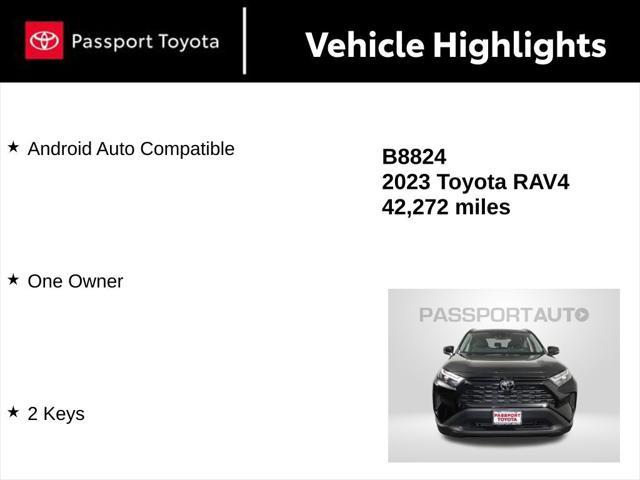 used 2023 Toyota RAV4 car, priced at $29,757