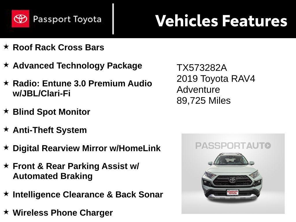 used 2019 Toyota RAV4 car, priced at $24,500