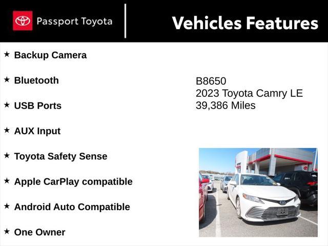 used 2023 Toyota Camry car, priced at $23,941