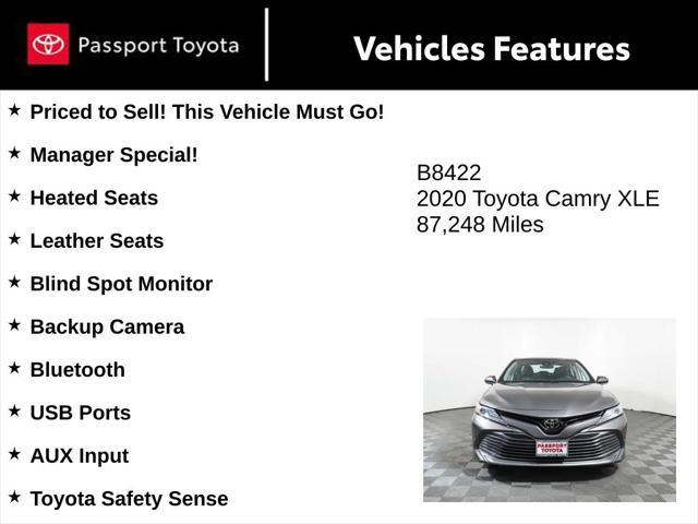 used 2020 Toyota Camry car, priced at $19,492