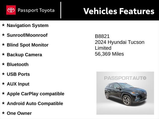 used 2024 Hyundai Tucson car, priced at $25,319