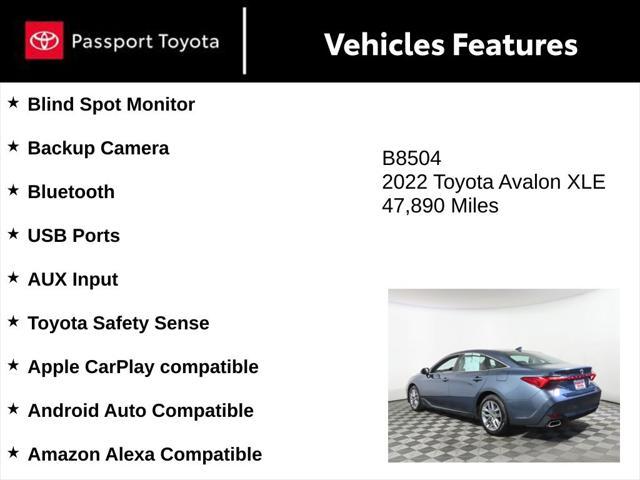 used 2022 Toyota Avalon car, priced at $26,298