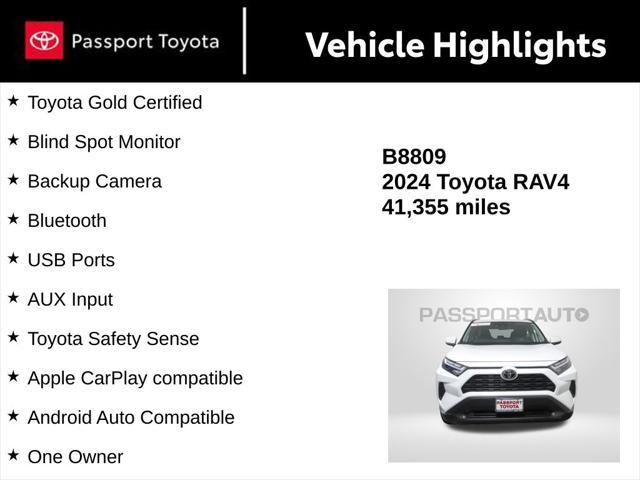 used 2024 Toyota RAV4 car, priced at $31,000