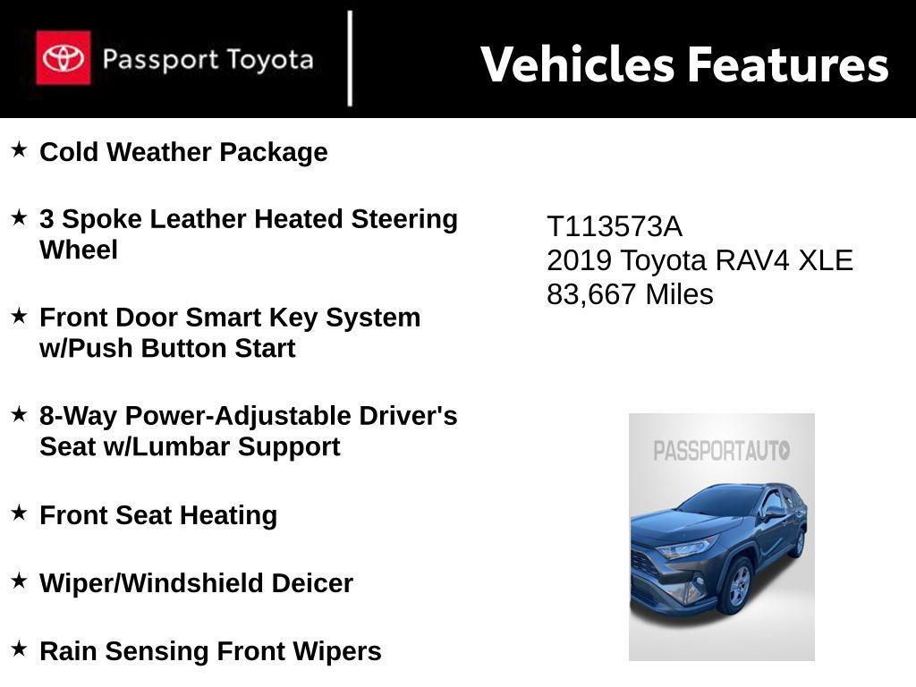used 2019 Toyota RAV4 car, priced at $21,000