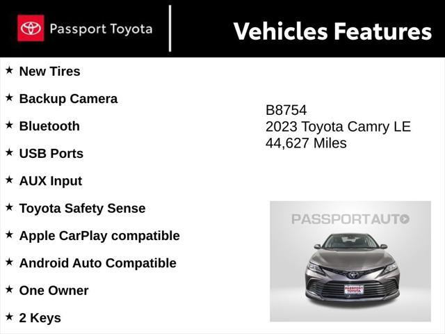 used 2023 Toyota Camry car, priced at $21,784