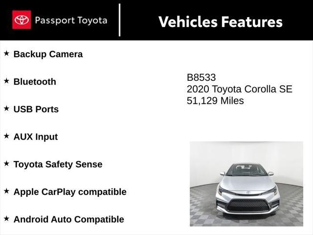 used 2020 Toyota Corolla car, priced at $18,825