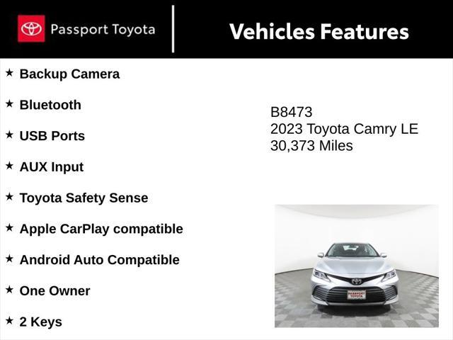 used 2023 Toyota Camry car, priced at $23,567