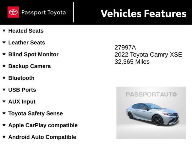 used 2022 Toyota Camry car, priced at $30,277