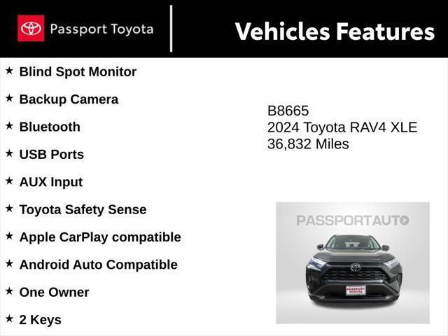 used 2024 Toyota RAV4 car, priced at $29,800
