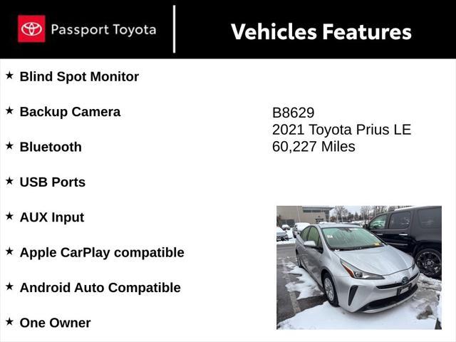 used 2021 Toyota Prius car, priced at $20,450