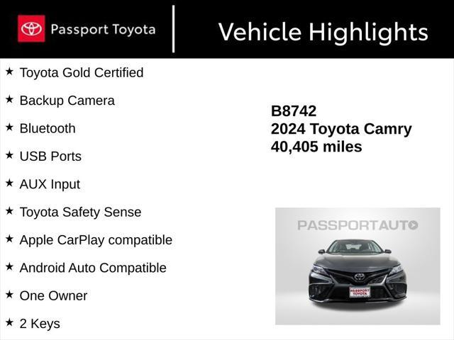 used 2024 Toyota Camry car, priced at $26,780