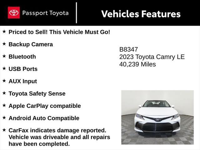 used 2023 Toyota Camry car, priced at $20,900