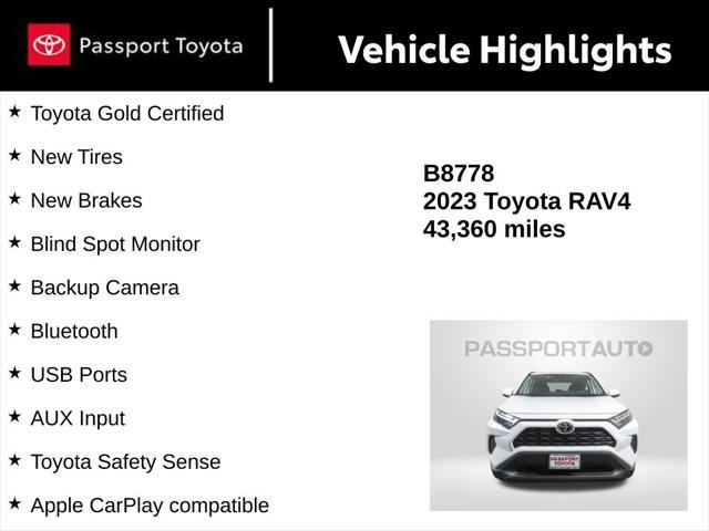 used 2023 Toyota RAV4 car, priced at $29,791