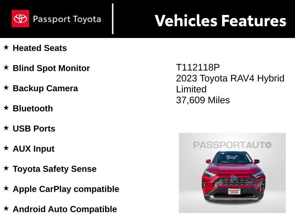 used 2023 Toyota RAV4 Hybrid car, priced at $36,643