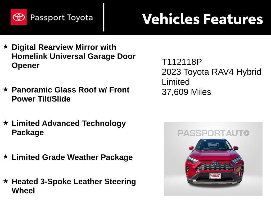 used 2023 Toyota RAV4 Hybrid car, priced at $36,643