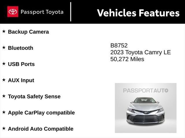 used 2023 Toyota Camry car, priced at $23,428