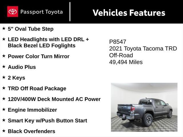 used 2021 Toyota Tacoma car, priced at $33,527