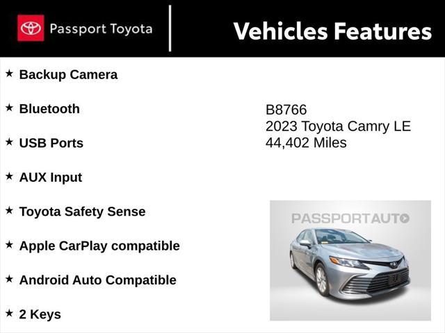 used 2023 Toyota Camry car, priced at $24,162