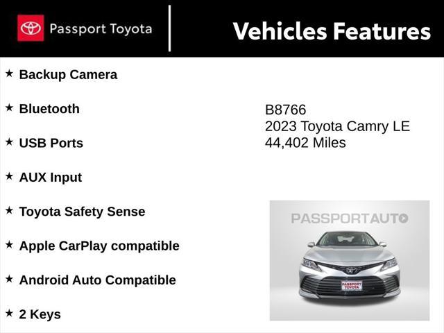 used 2023 Toyota Camry car, priced at $22,174