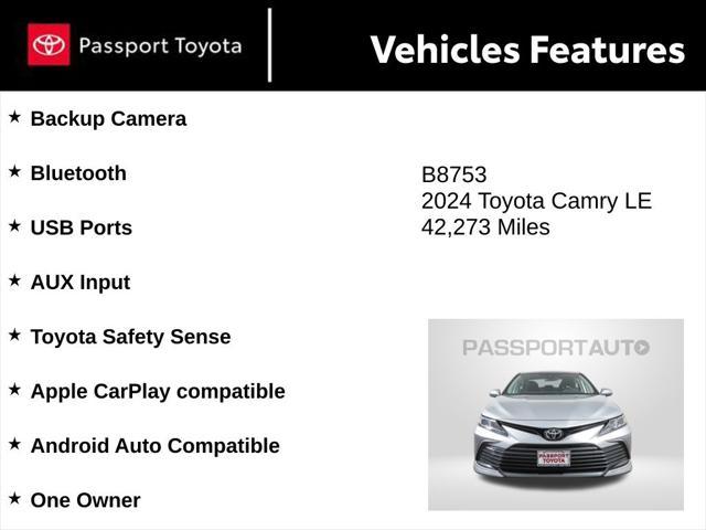 used 2024 Toyota Camry car, priced at $24,990