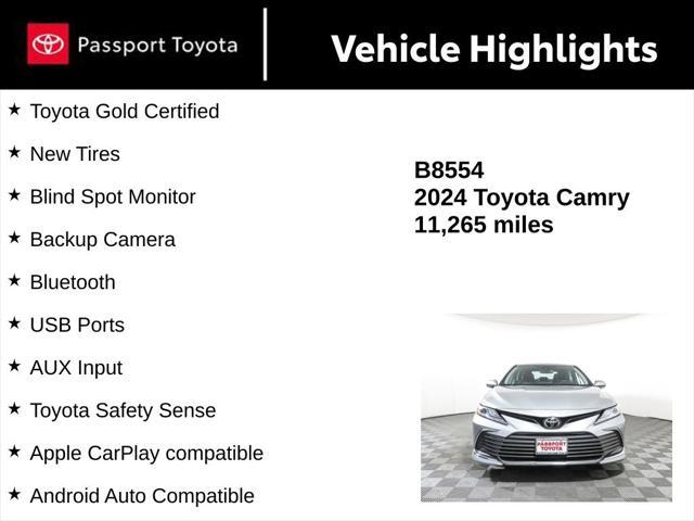 used 2024 Toyota Camry car, priced at $31,900