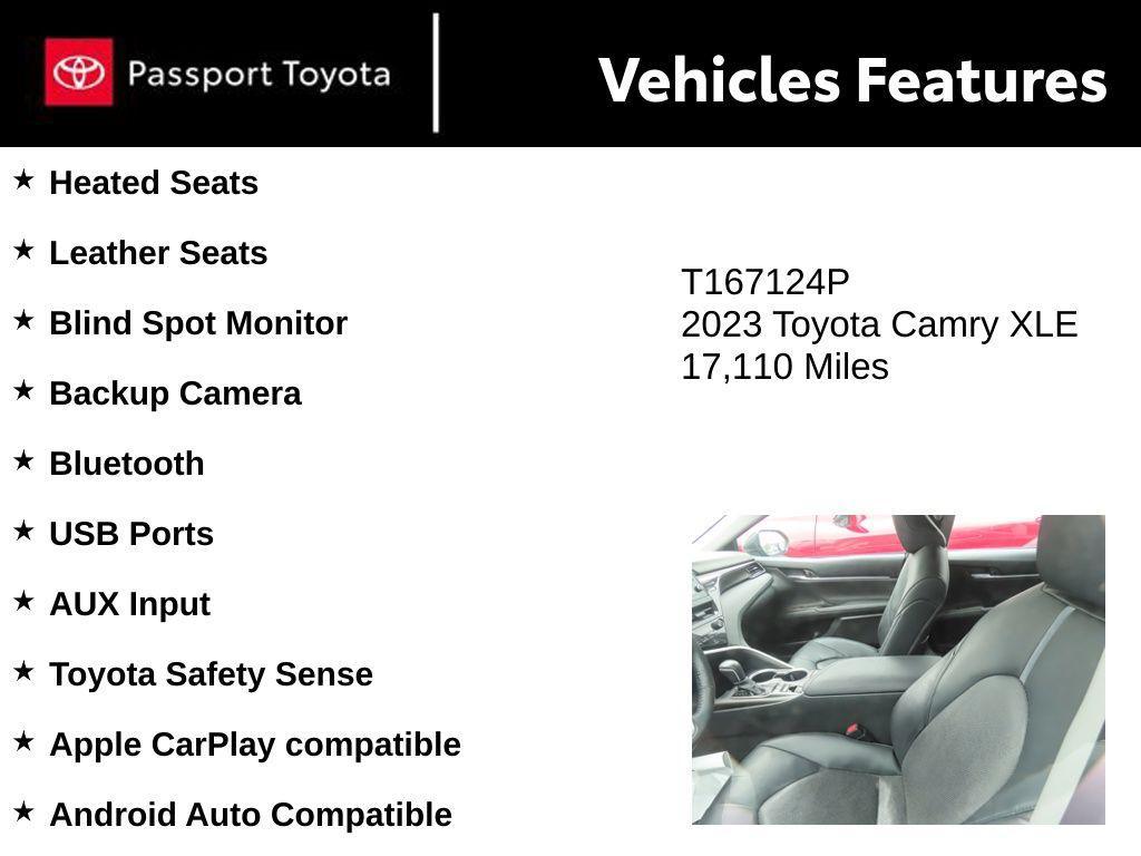 used 2023 Toyota Camry car, priced at $29,696