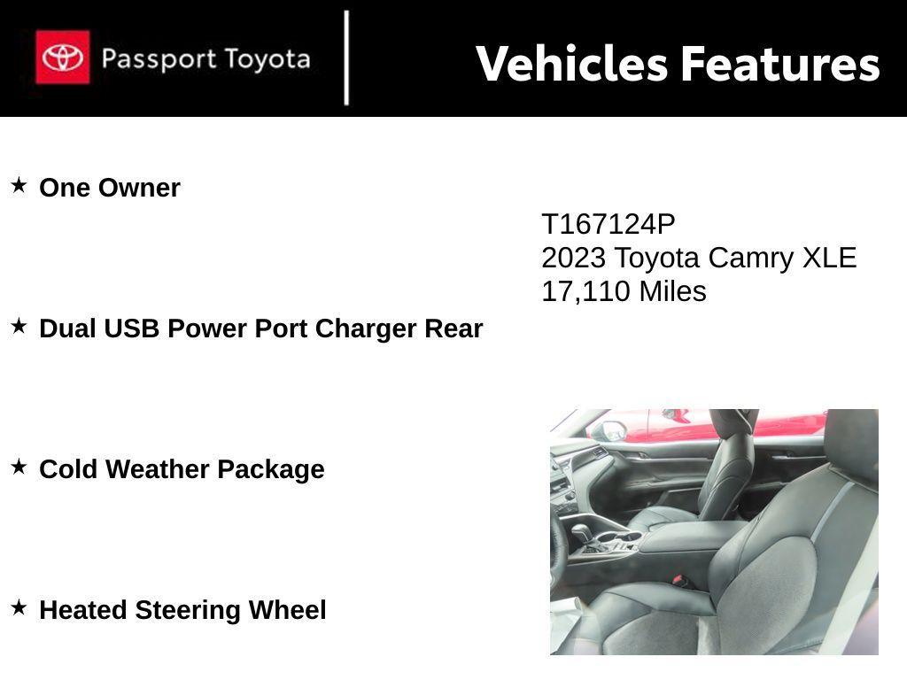 used 2023 Toyota Camry car, priced at $29,696