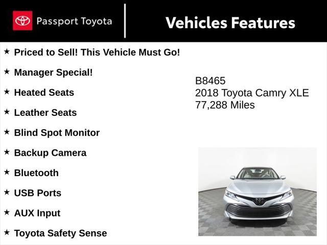 used 2018 Toyota Camry car, priced at $18,547