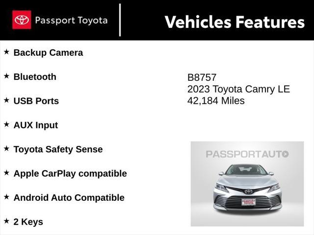 used 2023 Toyota Camry car, priced at $25,231