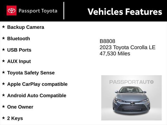 used 2023 Toyota Corolla car, priced at $19,290