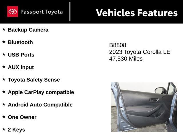 used 2023 Toyota Corolla car, priced at $20,676