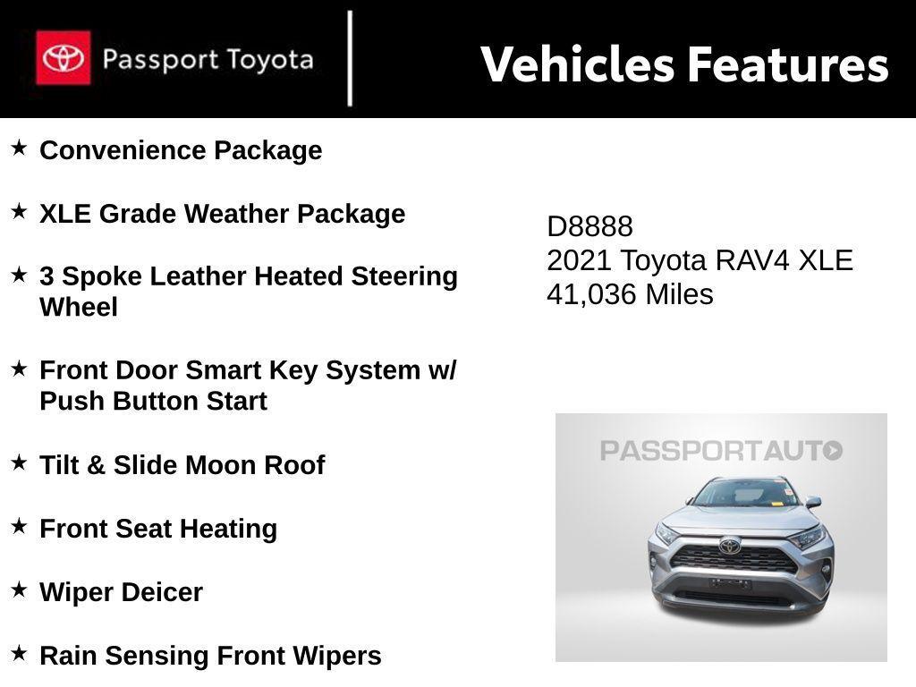 used 2021 Toyota RAV4 car, priced at $26,893