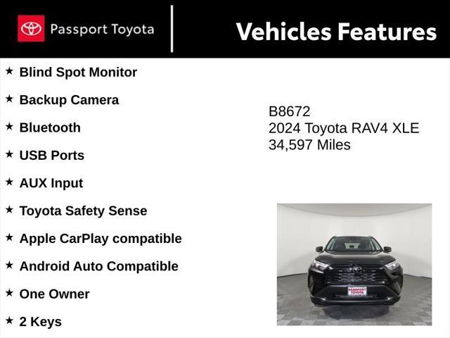 used 2024 Toyota RAV4 car, priced at $28,400