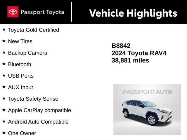used 2024 Toyota RAV4 car, priced at $27,517
