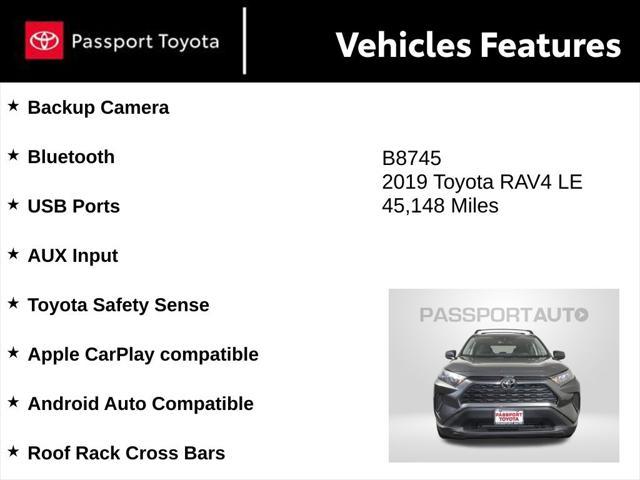 used 2019 Toyota RAV4 car, priced at $24,980