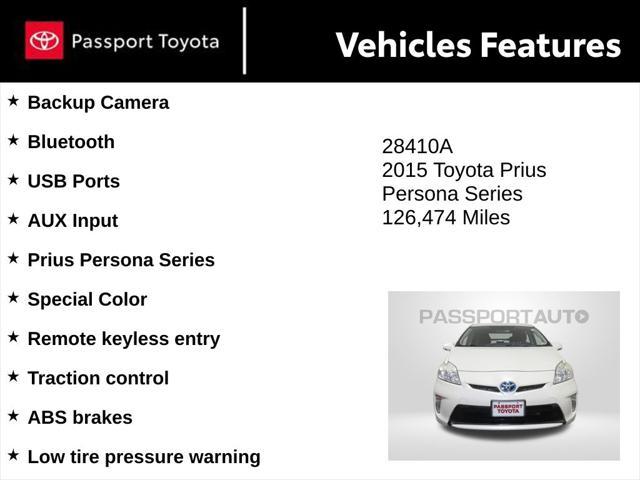 used 2015 Toyota Prius car, priced at $10,990