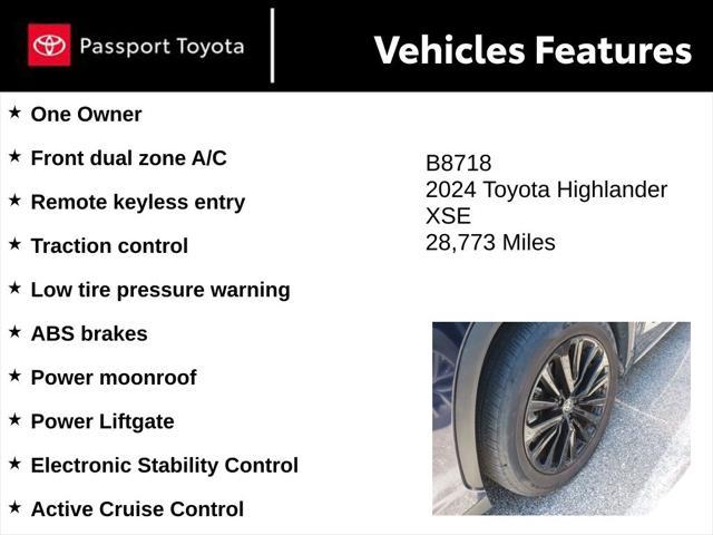 used 2024 Toyota Highlander car, priced at $42,919