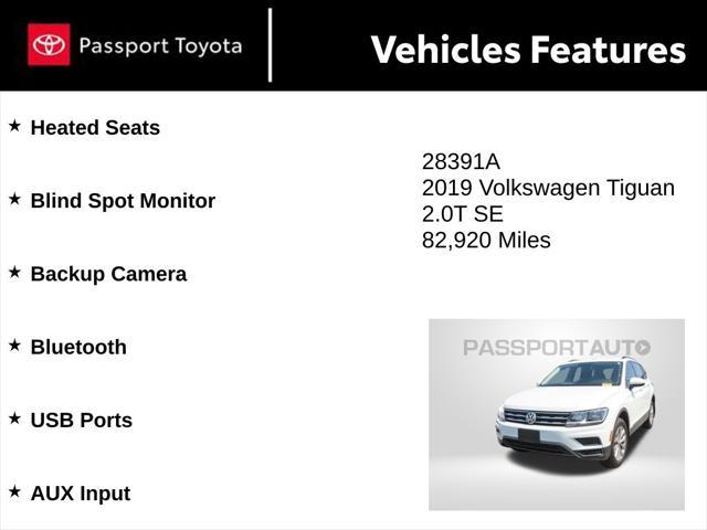 used 2019 Volkswagen Tiguan car, priced at $15,000