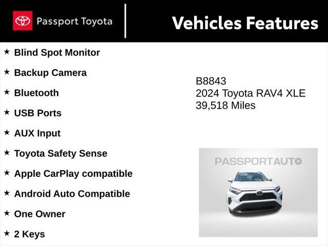 used 2024 Toyota RAV4 car, priced at $28,208
