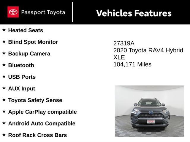 used 2020 Toyota RAV4 Hybrid car, priced at $20,900