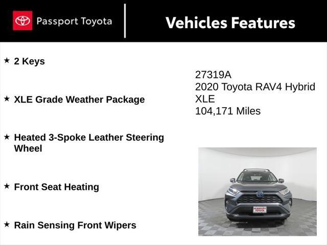 used 2020 Toyota RAV4 Hybrid car, priced at $20,900