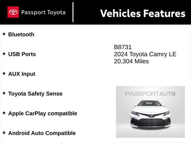 used 2024 Toyota Camry car, priced at $23,990