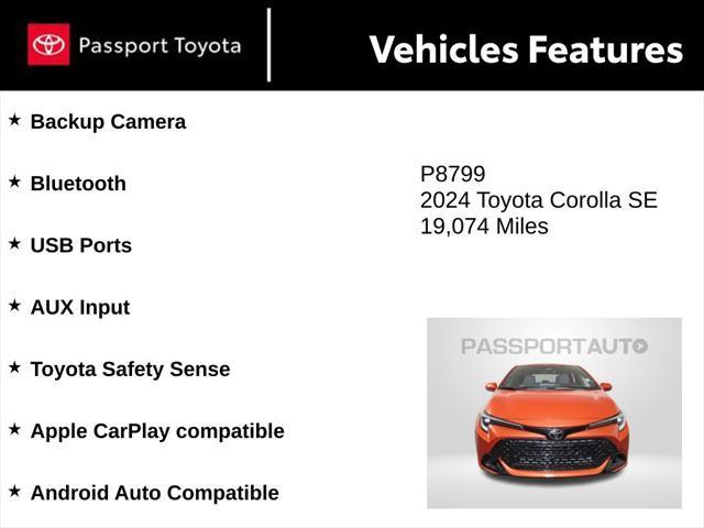 used 2024 Toyota Corolla car, priced at $23,000