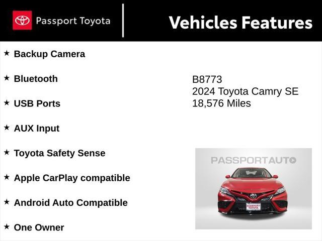 used 2024 Toyota Camry car, priced at $25,739