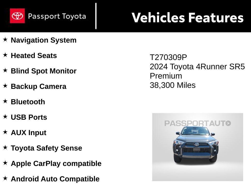 used 2024 Toyota 4Runner car, priced at $43,288