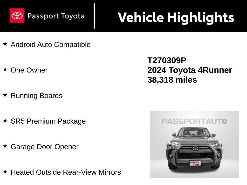 used 2024 Toyota 4Runner car, priced at $39,242